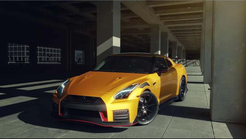 Nissan GT-R · Light and shadow
