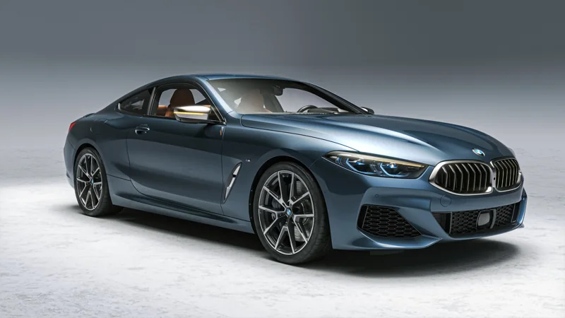 BMW · Studio front three-quarter