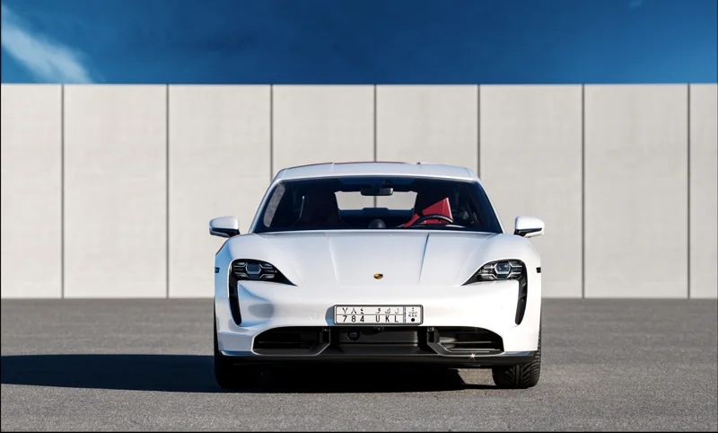 Porsche Taycan · Architectural setting